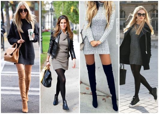 Wool Dress - How to Compose 71 Very Chique Looks for Winter!
