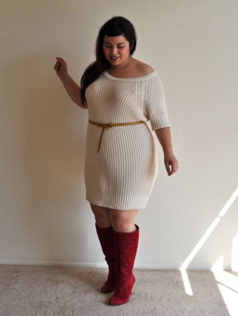 Wool Dress - How to Compose 71 Very Chique Looks for Winter!