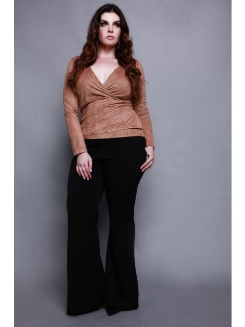 Pantalones de cintura alta: ¡60 ideas de atuendos con modelos Baphonic!