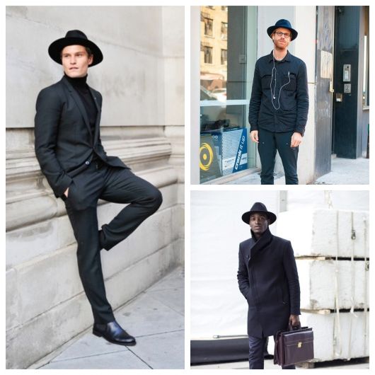 Sombrero negro para hombres: ¡Los mejores consejos para usar + 40 looks increíbles!