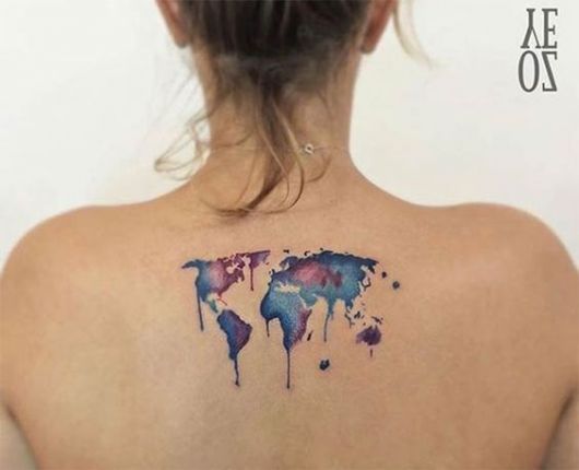 Tatuaggio mappa del mondo: lasciati ispirare da 25 idee perfette per i viaggiatori