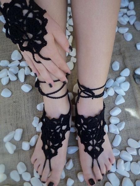 Foot Bracelet / Barefoot Sandals: What they are and + 48 beautiful models!