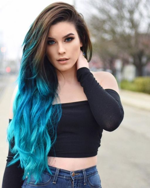 Blue Ombré Hair – Choose the Ideal Shade with 42 Magnificent Inspirations!