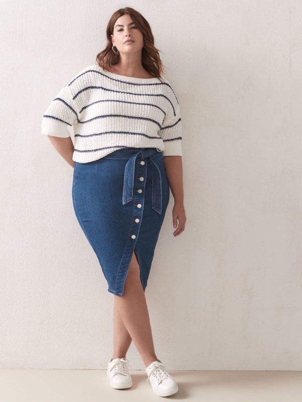 Plus Size Midi Skirt: +42 Magnificent Models and Looks!【2022】